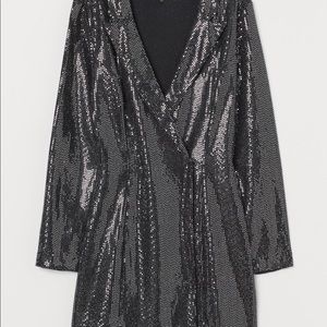 H&M Sequin Blazer Dress